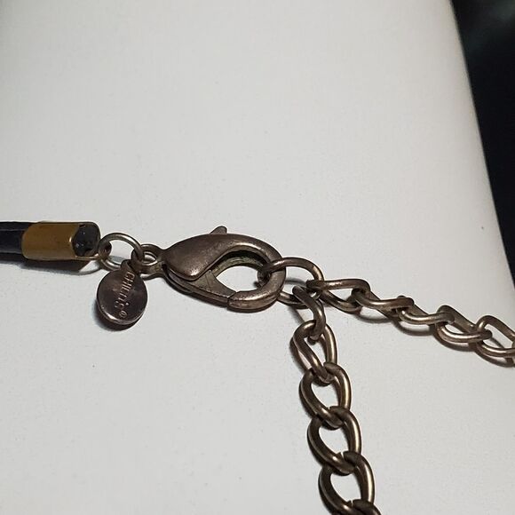 Chico's Black & Silver Multi-Strand Necklace - Picture 4 of 5